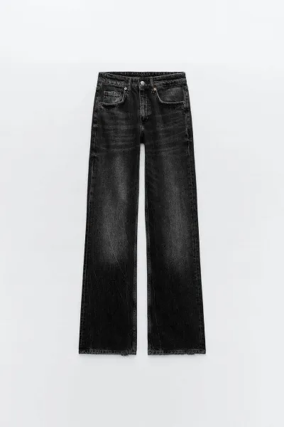 Women Fashion Casual Spring And Summer Loose Straight Jeans