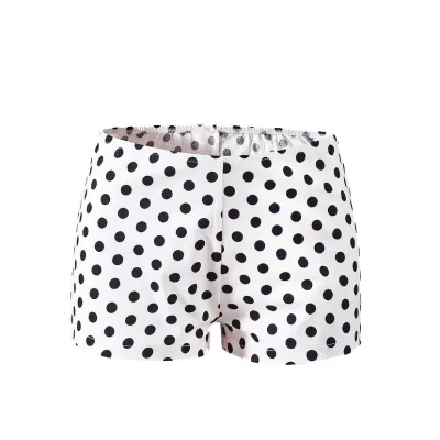 Women Fashion Sexy Polka Dot Print Tight Shorts