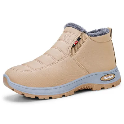 Women Fashion Casual Winter Fleece-Lined Thickened Cotton Boots