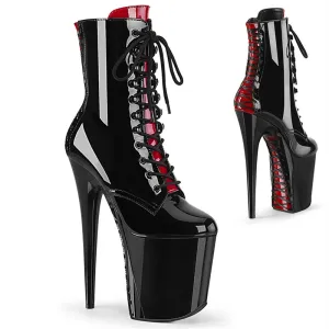 Nightclub Pole Dance Women Sexy Lace-Up 20cm Thin-Heeled Platform Boots