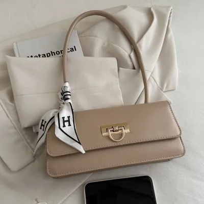 Women Fashion Casual Solid Color Shoulder Bag