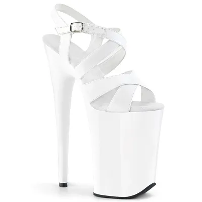 Women Night Shop Sexy Solid Color Thick Bottom Pole Dance High Heels