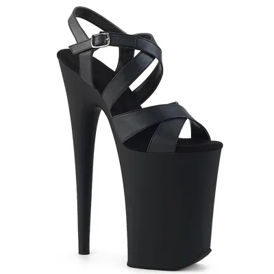 Women Night Shop Sexy Solid Color Thick Bottom Pole Dance High Heels