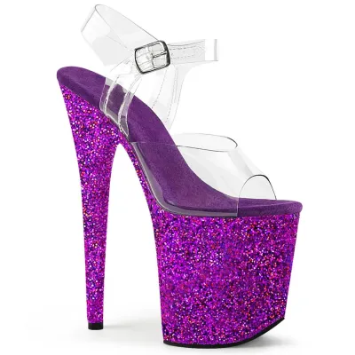 Nightclub Women Sexy Bright Pole Dance 20Cm High Heels