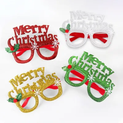 Christmas Women Fashion Cute Glasses Frame Party Decorative