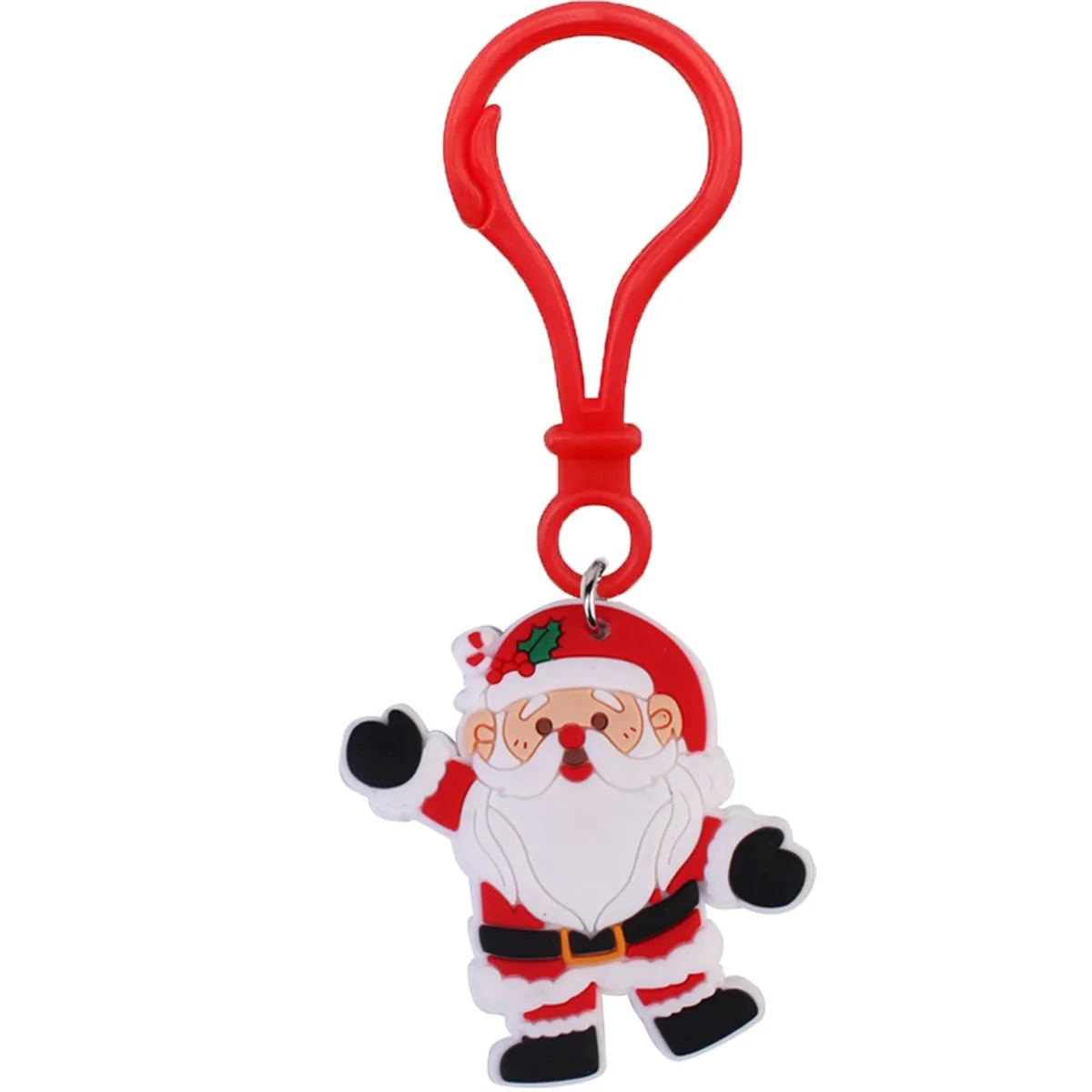 Christmas Snowman Christmas Tree Plastic Keychain Pendant