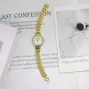 Gold Bracelet White Dial