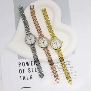 Women Fashion Simple Steel Strap Quartz Watch