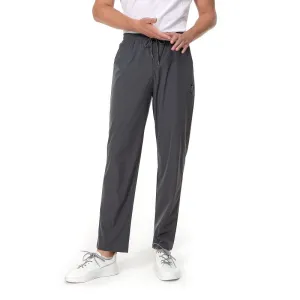 Men Fashion Casual Summer Solid Color Ice Silk Quick-Drying High Elastic Drawstring Pants
