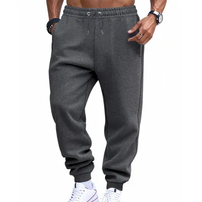 Men'S Fashion Casual Autumn Solid Color Thin Pants