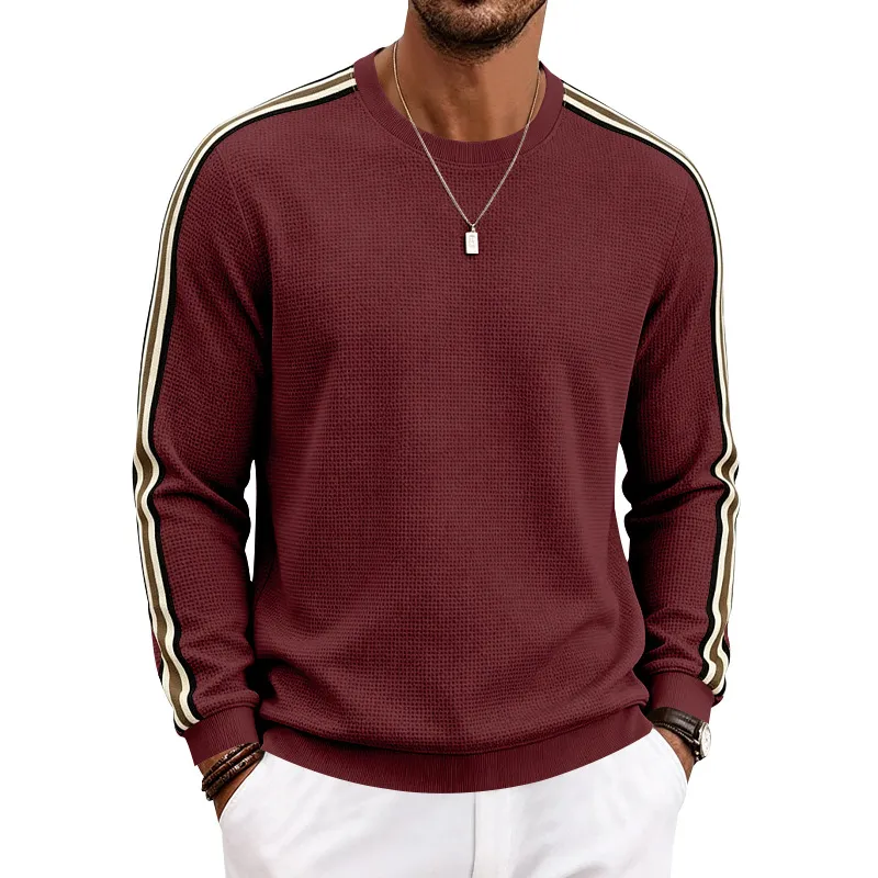 Men'S Fashion Casual Spring And Autumn Loose Thin Breathable Long-Sleeve Sweatshirt