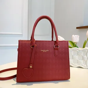 Women Fashion Casual Solid Color Large Capacity Portable Small Square Handbag