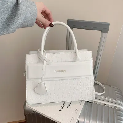 Women Fashion Casual Solid Color Pu Handbag