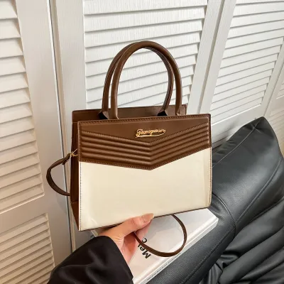 Women Fashion Casual Pressure Shell Corrugated Small Square Handbag