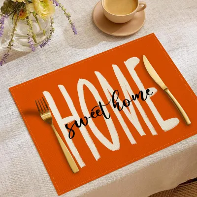 Thanksgiving Autumn Pumpkin Printed Tableware Decorative