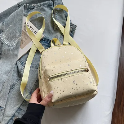 Women Fashion Casual Star Pattern Backpack