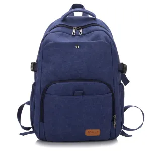 Men Fashion Casual Retro Canvas Large Capacity Backpack