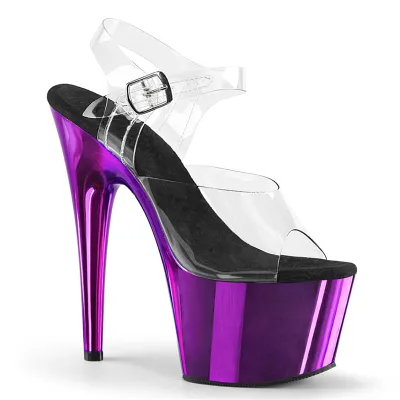Women Fashion Sexy Peep-Toe Platform Thin High Heel Pole Dancing Shoes