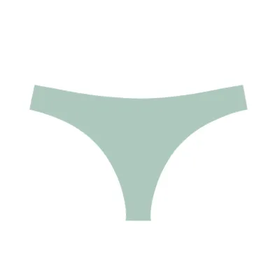 Women Fashion Sexy Seamless Ice Silk Breathable Thong