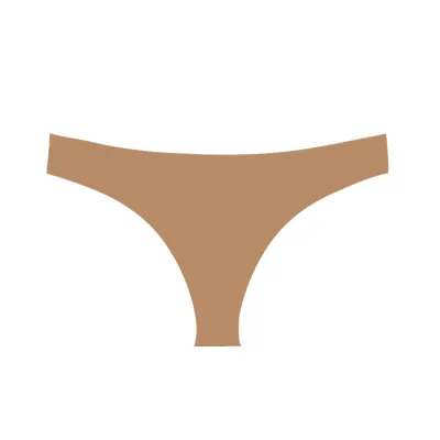 Women Fashion Sexy Seamless Ice Silk Breathable Thong