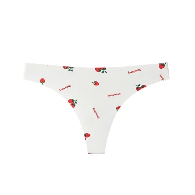 Women Fashion Sexy Seamless Ice Silk Breathable Thong