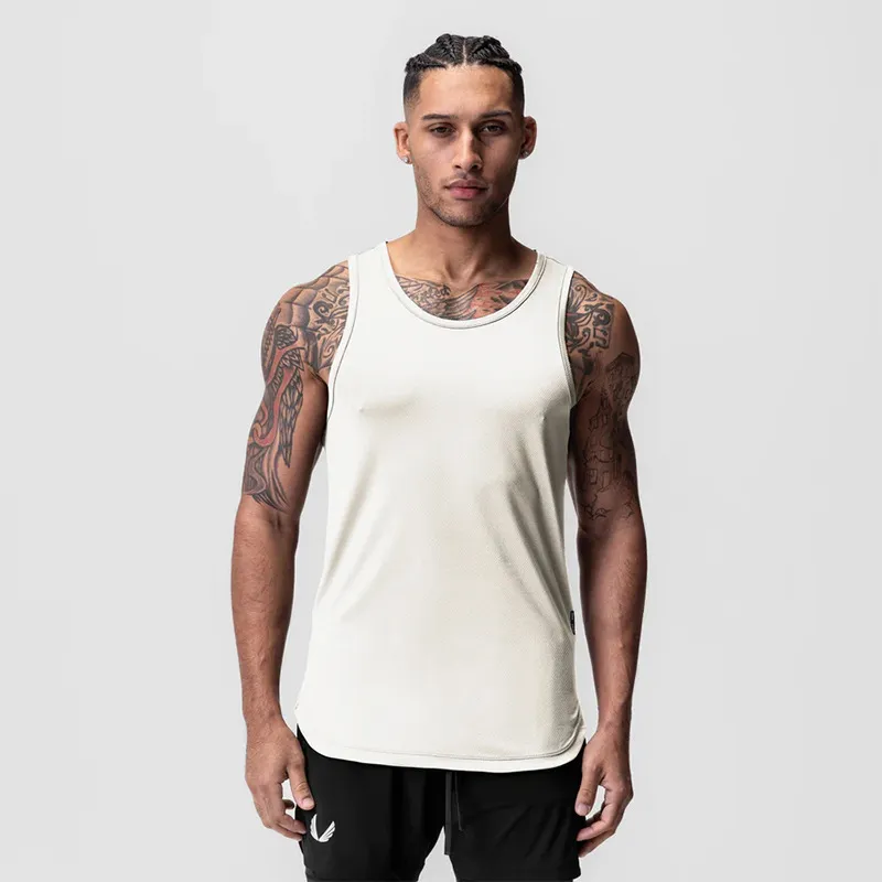 Men'S Fashion Casual Summer Solid Color Sleeveless Quick-Drying Tank Top
