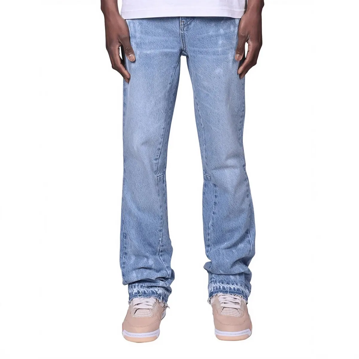 Men'S Fashion Casual Simple Straight Jeans
