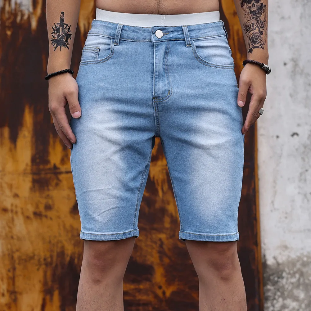Men'S Fashion Casual Stretch Denim Shorts