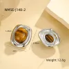 NMSE-J148-2 Silver Earrings