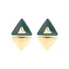 E15213 Triangle Dark Green