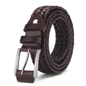 Men'S Fashion Casual Hand-Woven Belt