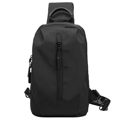 Bolso de pecho multifuncional impermeable e informal para hombre.