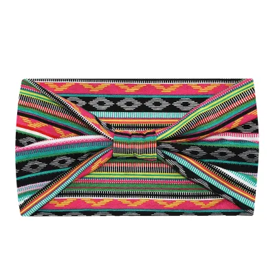 Women Fashion Casual Boho Wide-Brimmed Knotted Headband