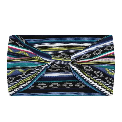 Women Fashion Casual Boho Wide-Brimmed Knotted Headband