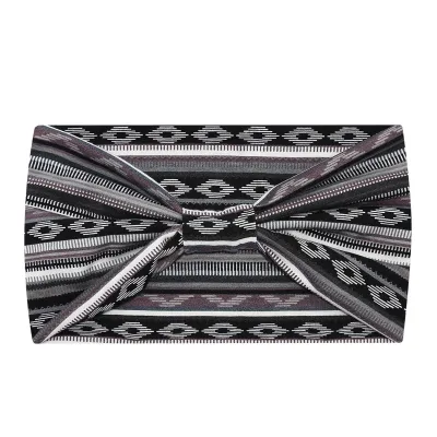 Women Fashion Casual Boho Wide-Brimmed Knotted Headband