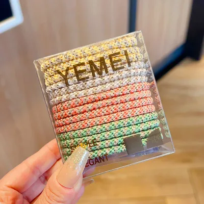 Women Fashion High Elastic Rubber Hair Ring Set