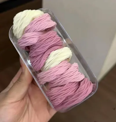 Women Fashion Multicolor High Elastic Hair Tie Rubber Hair Band Boxed