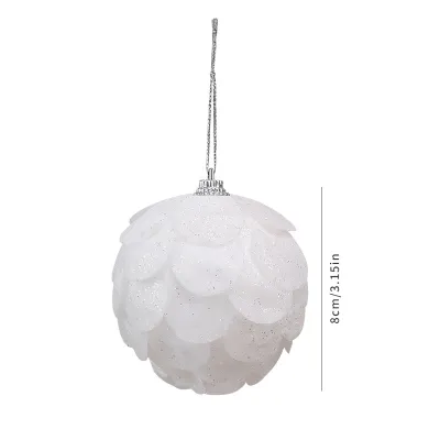 Fashion 8cm Sequin Christmas Ball Hanging Christmas Tree Decoration