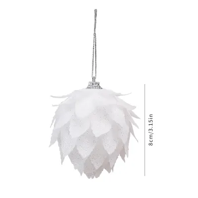Fashion 8cm Sequin Christmas Ball Hanging Christmas Tree Decoration