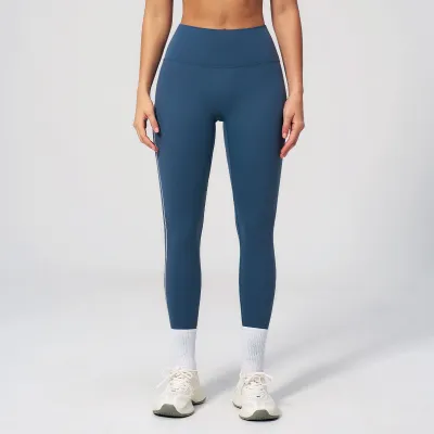 Women Yoga Solid Color High Waist Sports Leggings