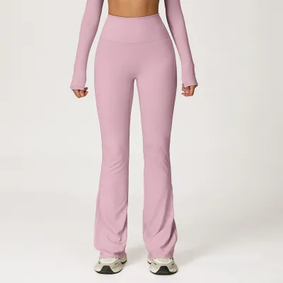 Women Outdoor Sports Solid Color Yoga Leggings
