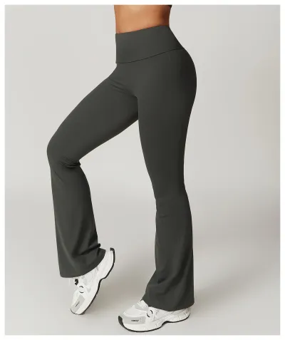 Women Outdoor Sports Solid Color Yoga Leggings