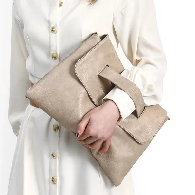Women Fashion Casual Retro Autumn Envelope Pu Crossbody Bag