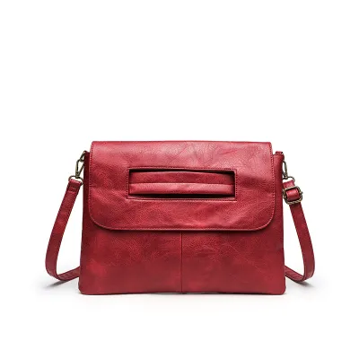 Women Fashion Casual Retro Autumn Envelope Pu Crossbody Bag