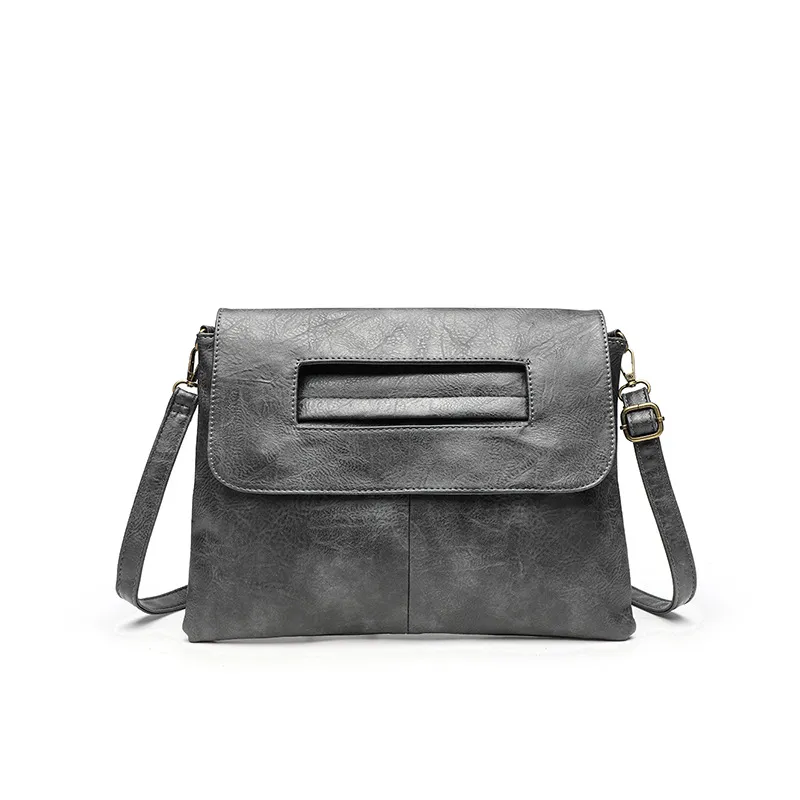Women Fashion Casual Retro Autumn Envelope Pu Crossbody Bag