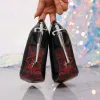 Black Silver Heel