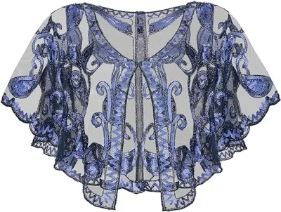 Women Fashion Elegantsolid Color Sequins Shawl