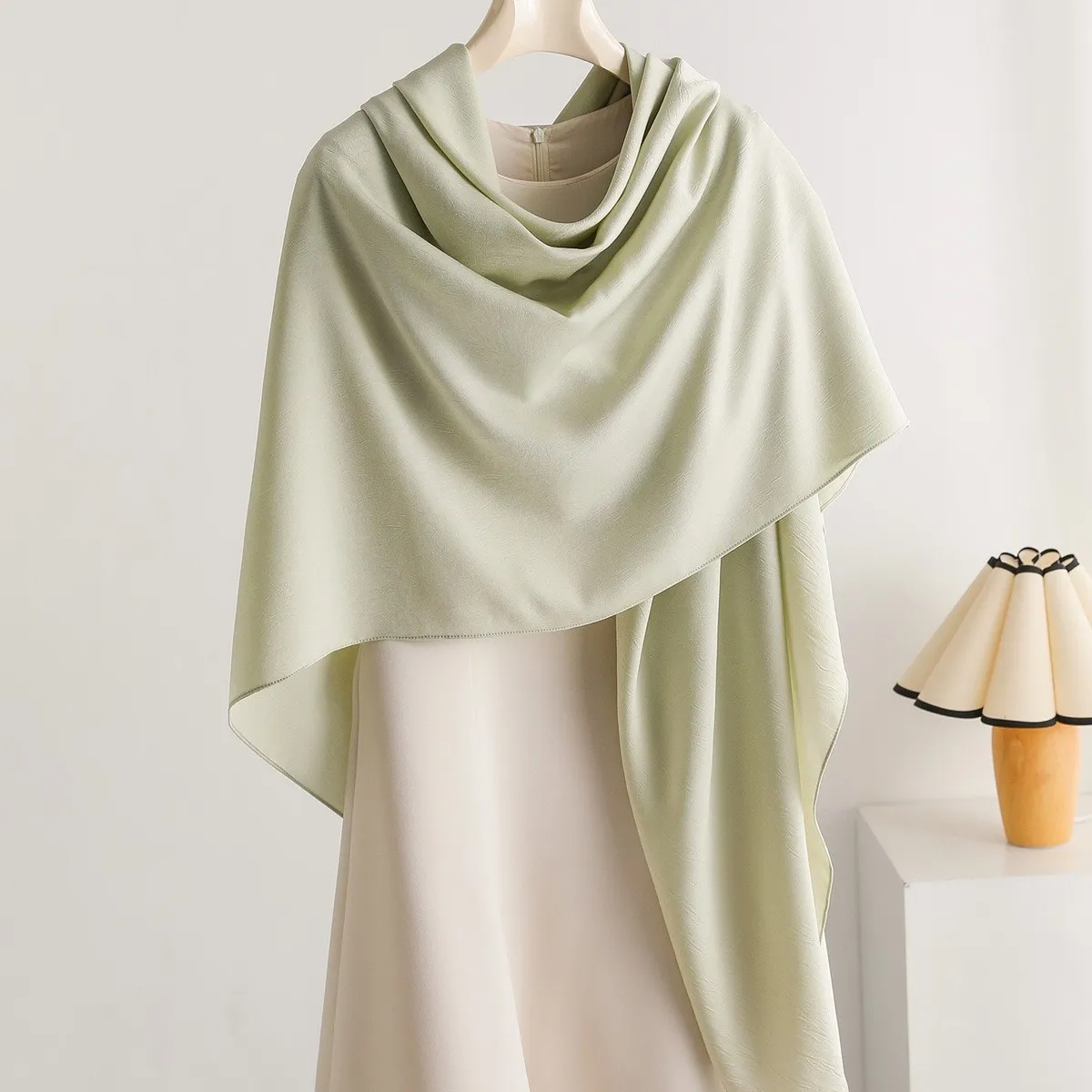 Women Fashion Casual Summer Solid Color Thin 140 Large Square Scarf