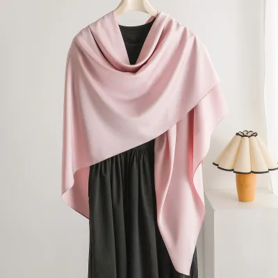 Women Fashion Casual Summer Solid Color Thin 140 Large Square Scarf