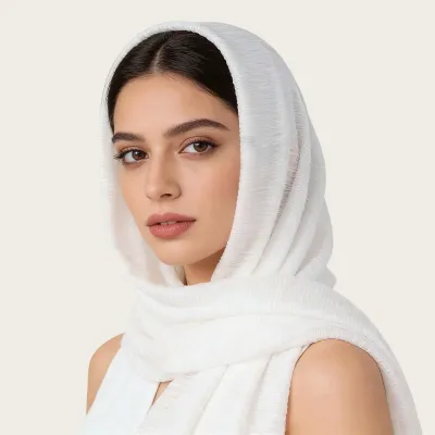 Women Fashion Casual Autumn Solid Color Hijab Scarf